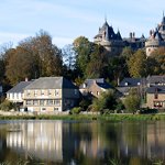 Le Château de Combourg et le Lac Tranquille